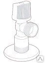 фото Кран шаровый угловой для подкл. с/т приборов 1/2"х3/4" 1/2"х3/4"