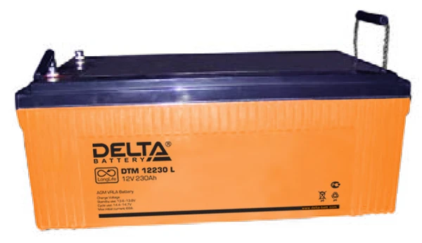 Фото Аккумулятор DELTA DTM 12230L (230Ач, 12В)