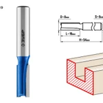 фото Фреза по дереву пазовая прямая Зубр 28753-8-19