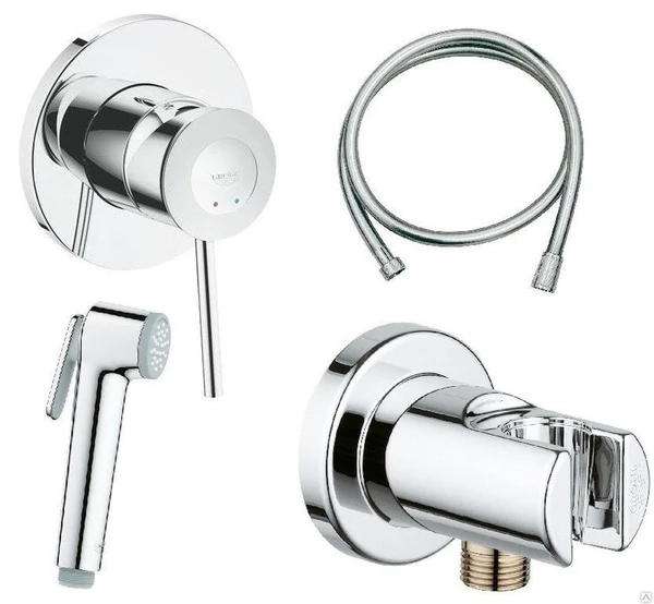 Фото Гигиенический комплект Grohe BauClassic 124901 Grohe