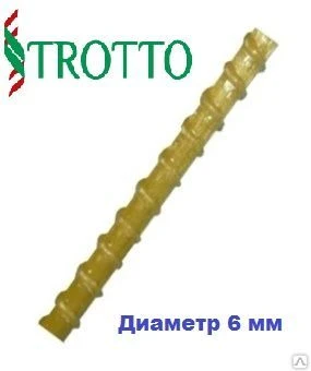 Фото АРМАТУРА КОМПОЗИТНАЯ СТЕКЛОПЛАСТИКОВАЯ "TROTTO" 6 мм. ГОСТ 31938