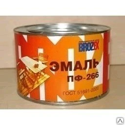 Фото Эмаль ПФ-266 BROZEX золотисто-коричневая 10кг