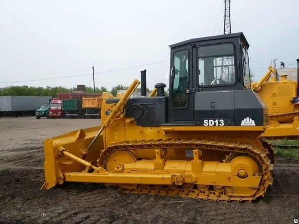 Фото Бульдозер SHANTUI SD13 (двигатель Shangchai-по лиц/ CATERPILLAR),вес 14,9тн