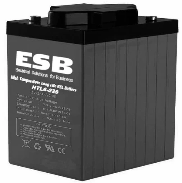 Фото Аккумулятор ESB HTL6-225 ( 6V 225Ah / 6В 225Ач )