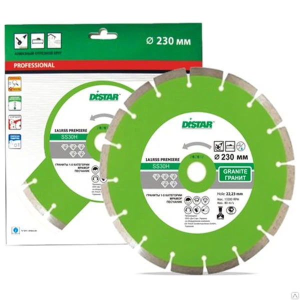 Фото Алмазный диск Premier Active 1A1RSS/C3-Н. Distar