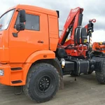 фото Седельный тягач КАМАЗ 43118-46 с КМУ Fassi F155А.0.23
в