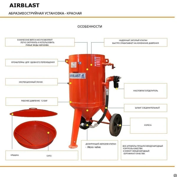 Фото Пескоструйный аппарат Airbalst