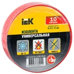 фото Изолента ПВХ 0.13х15мм (рул.10м) красн. IEK UIZ-13-10-10M-K04