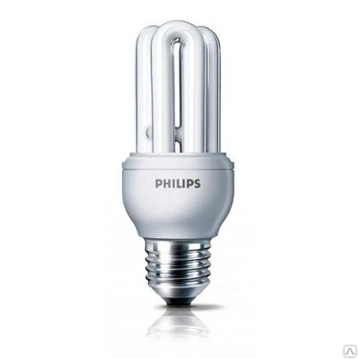 Фото Лампа энергосберегающая КЛЛ 14/827 E27 D35x132 3U Philips