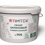 Фото №2 Грунт акриловый универсальный Timtek №705 со-3%10 кг 33 шт/пал