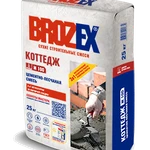 фото Цементно-песчаная смесь Коттедж М-100 Brozex 25 кг