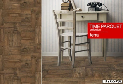 Фото Пробковые полы Corkstyle terra Коллекция Time Parquet