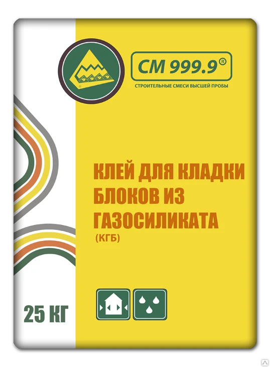 Фото КЛЕЙ ДЛЯ УКЛАДКИ БЛОКОВ ИЗ ГАЗОСИЛИКАТА 25 кг.