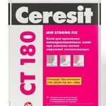 фото Церезит (Ceresit) CT 180 Клей для крепления минераловатных плит (25кг) шт