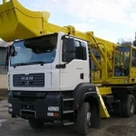 фото UDS 114 на шасси MAN TGA 26.310 6x6 BB экскаватор-планировщик.