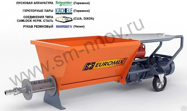 Фото Штукатурная машина EUROMIX 400.1 MINI HANDY JET