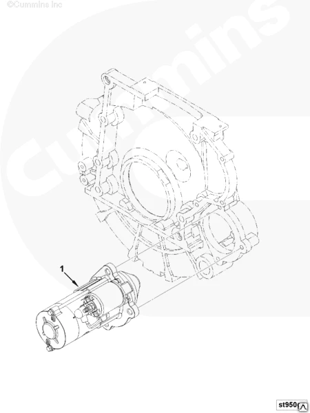 Фото Стартер Cummins ISBe ISDe 4983067