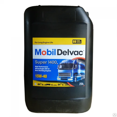 Фото Масло Mobil Delvac Super 1400 15W-40 20л