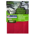 фото Салфетка очищающая микрофибра Glass+ (35*40, 300г/м2) ABRO CT-314-AM-R