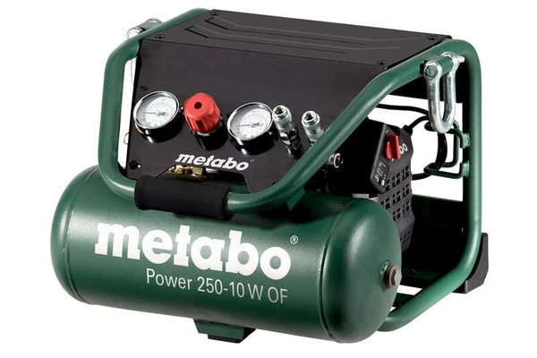 Фото Компрессор безмасляный Power 250-10 W OF 1.5кВт 10л 220/м Metabo 601544000