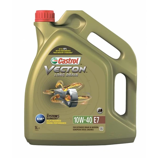 Фото Масло моторное Castrol Vecton Long Drain 10w40 E7 ( 5л.) 15B358