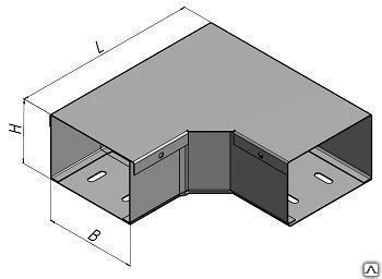 Фото Короб угловой СУ 60х40 У90 УТ1,5