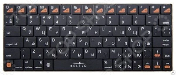 Фото Клавиатура Oklick 840S Wireless Bluetooth Keyboard