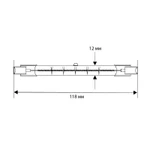 Фото №2 Лампа галогенная J118 300Вт линейная R7s 2850К 240В лин. 118мм Camelion 2936