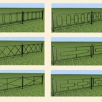 фото Ограждение газонное