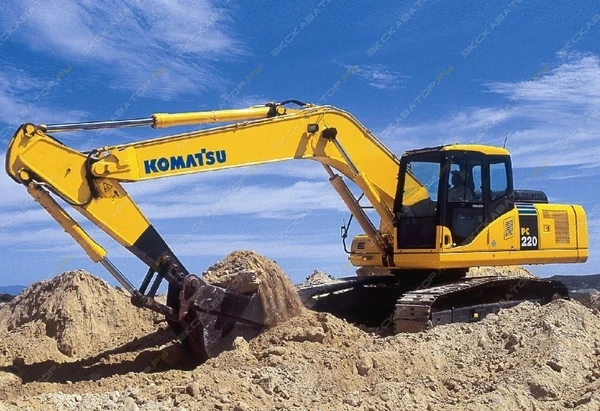 Фото Аренда гусеничного экскаватора Komatsu PC200-7, Омск