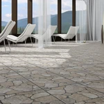 фото Керамогранит глазурованный Patio 450*450 мм, gray, beige