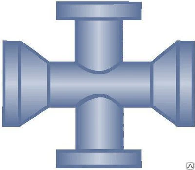 Фото Крест раструб-фланец КРФ диаметр прохода 150 мм, отросток 150 мм