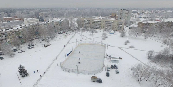 Фото Заливка и обслуживание открытых катков