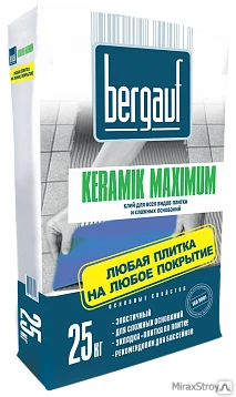 Фото Клей для всех видов плитки и сложных оснований Bergauf Keramik Maximum, 25к