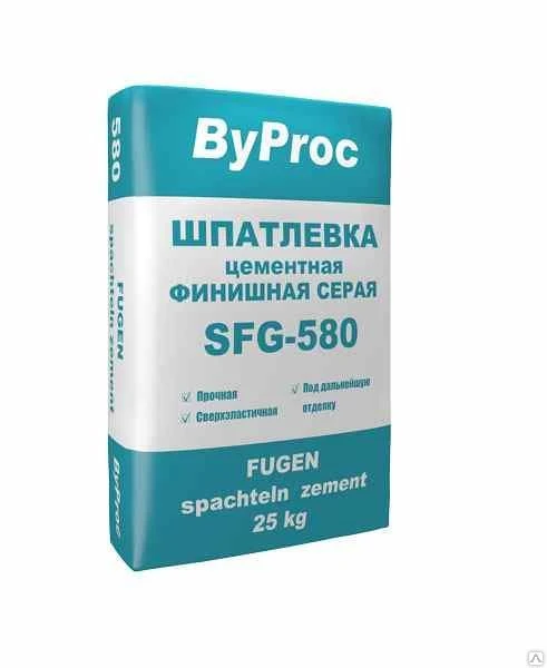 Фото Шпатлевка финишная серая SFF-580 25 кг