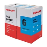 Фото №3 Кабель UTP 4х2х23AWG кат.6 медь бухта (м) Rexant 01-0047