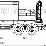 фото МП с КМУ на шасси Урал 4320-4951-80