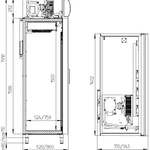 Фото №2 Шкаф холодильный DV110-S