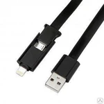 фото USB кабель 2в1 iPhone5+microUSB