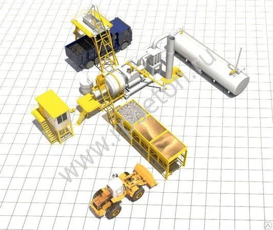 Фото Асфальтный завод QLB10 мобильный