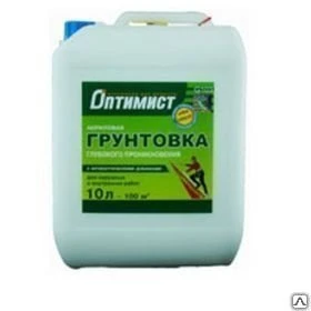 Фото Грунтовка Оптимист G 103, 10л, канистра
в