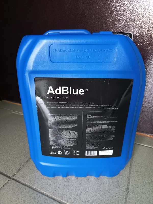 Фото Мочевина AdBlue канистра 20 л