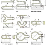 фото ТЭН водяной, воздушный, масляный, ТЭНР, ТЭНП, ТЭНБ