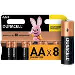 фото Элемент питания алкалиновый LR LR6-8BL BASIC (блист.8шт) Duracell C0037387