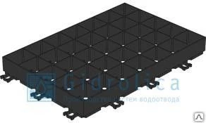 Фото Газонная решетка Gidrolica Eco Super РГ-60.40.6,4 - пластиковая черная