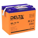 Фото №4 Аккумуляторная батарея Delta GEL 12-75