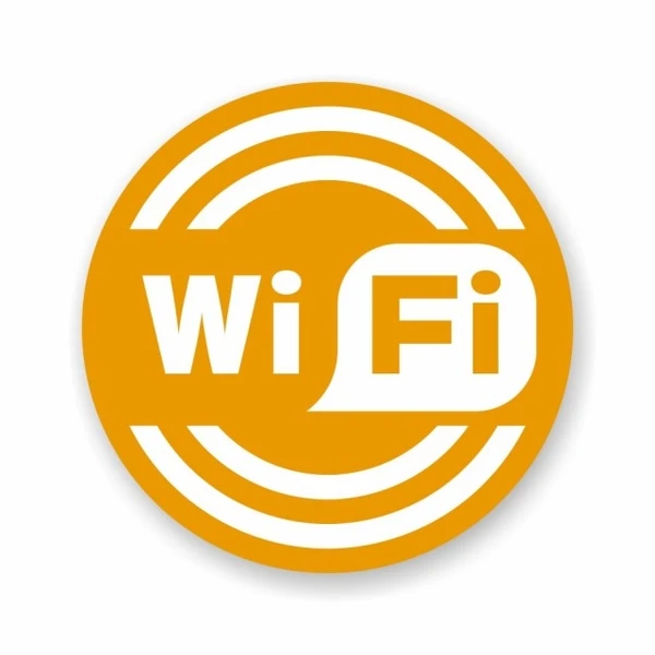 Фото Наклейка Wi-Fi круглая