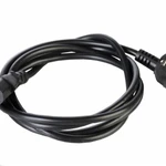 фото Шнур питания R-10-Cord-C13-S-1.8 C13-Schuko проводник. 3х1кв.мм 1.8м 220В 10А черн. Rem 892854