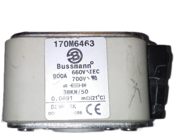 Фото Быстродействующий предохранитель BUSSMANN 170M6463, 660V 900.0A, AR 3BKN/50