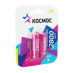 фото Аккумулятор R6 NI-MN 2800мА.ч BP-2 (блист.2шт) Космос KOCR6NIMH2800MAH2BL